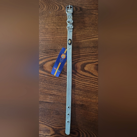 2 /$15 New Hamilton Nylon Dog Collar with metal buckle Sz 18 Sage - Picture 2 of 7